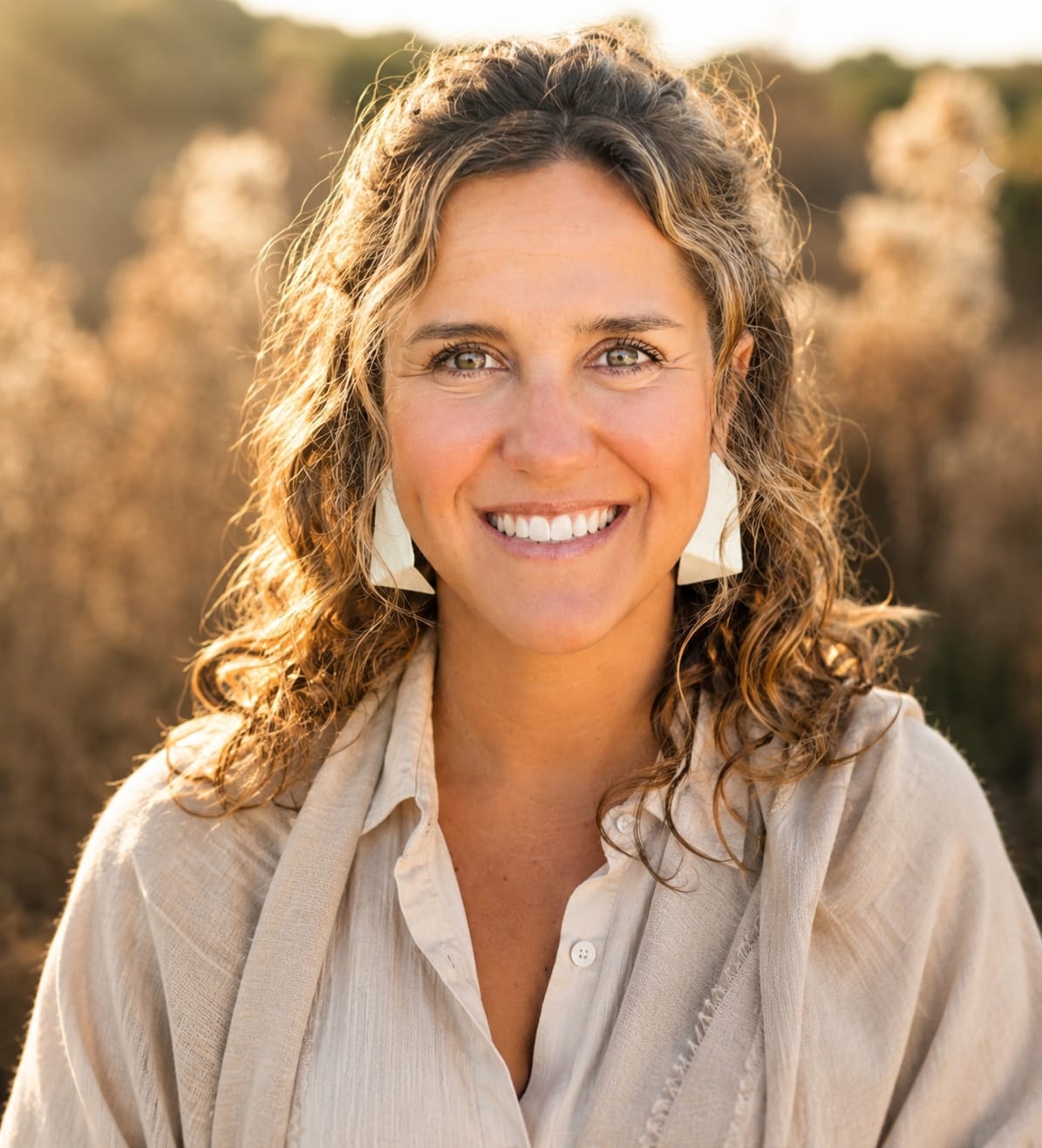 Cecilia Courtoisie en la naturaleza